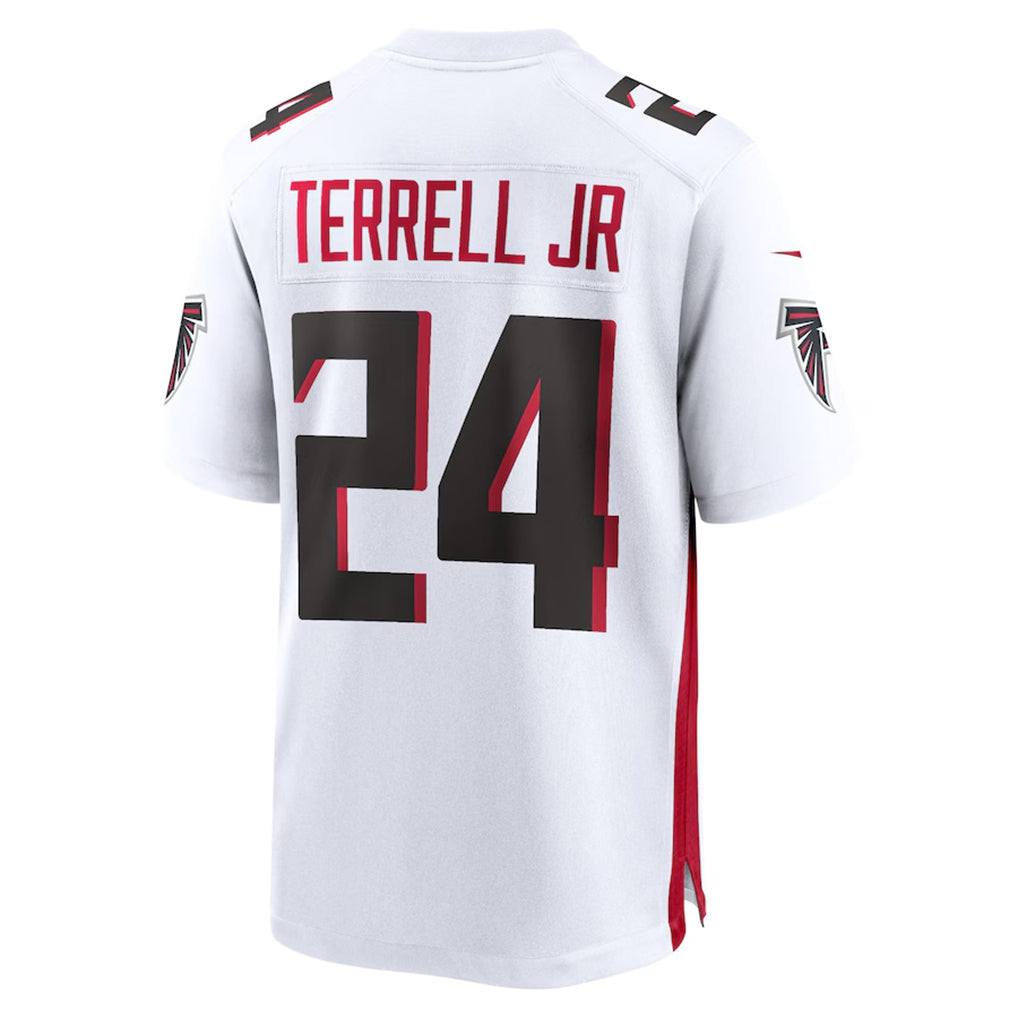Tlead A.Falcons #24 A.J. Terrell Jr. Player White Home Game Stitched Jerseys