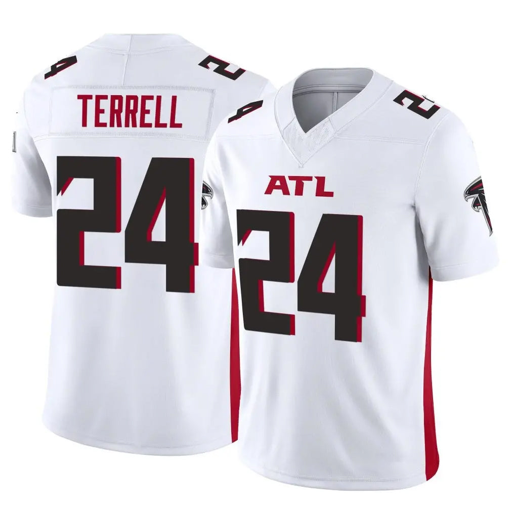 Tlead A.Falcons #24 A.J. Terrell Player Vapor F.U.S.E. Limited Whtie Stitched Jerseys