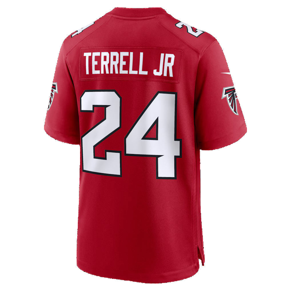Tlead A.Falcons #24 A.J. Terrell Red Game Stitched Jerseys