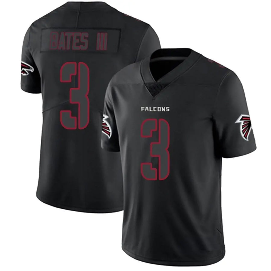 Tlead A.Falcons #3 Jessie Bates III Player Black Impact Limited Stitched Jerseys