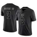 Tlead A.Falcons #3 Jessie Bates III Player Black RFLCTV Limited Stitched Jerseys