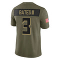 Tlead A.Falcons #3 Jessie Bates III Player Olive Salute To Service Limited Home Game Stitched Jerseys