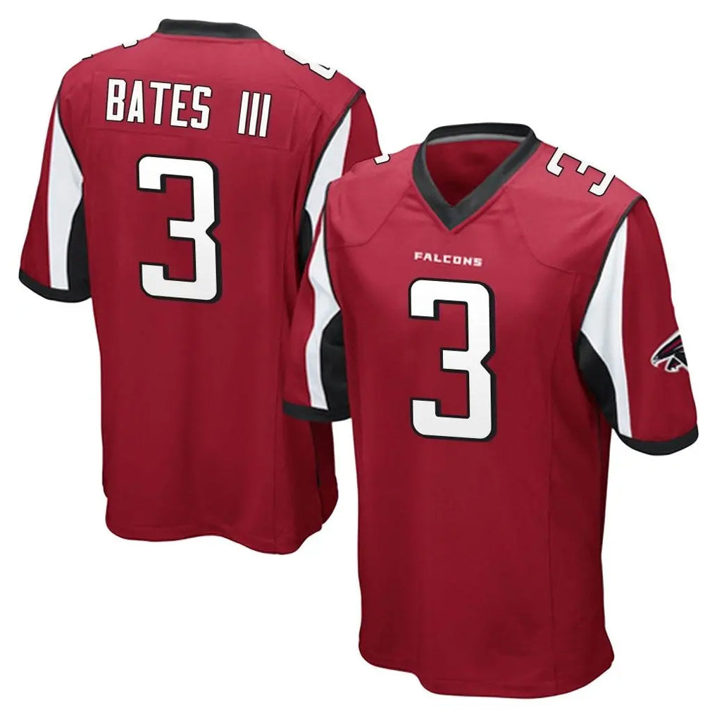 Tlead A.Falcons #3 Jessie Bates III Player Red Color Vapor Home Game Stitched Jerseys