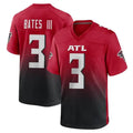 Tlead A.Falcons #3 Jessie Bates III Player Red Home Game Stitched Jerseys