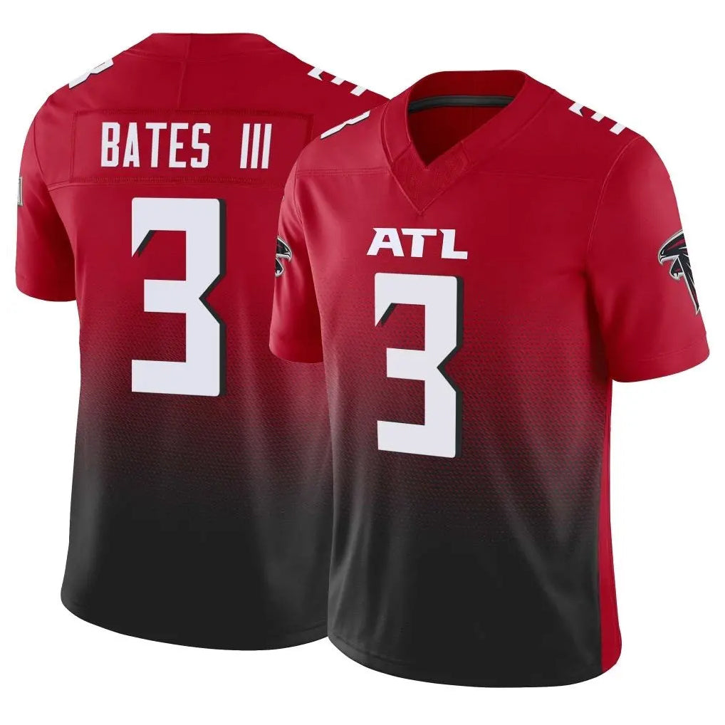 Tlead A.Falcons #3 Jessie Bates III Player Red Vapor F.U.S.E. Limited Home Game Stitched Jerseys