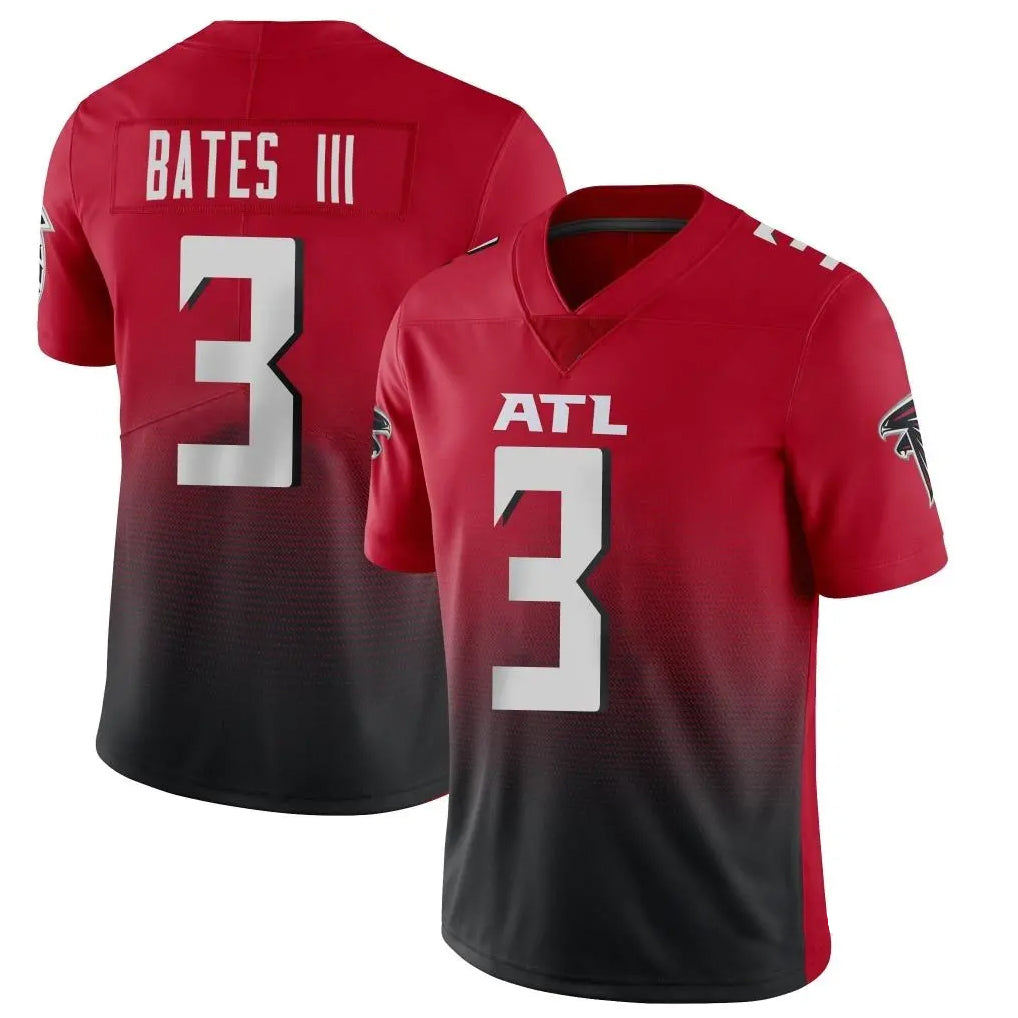 Tlead A.Falcons #3 Jessie Bates III Player Red Vapor Untouchable Limited Home Game Stitched Jerseys