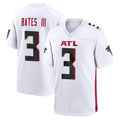 Tlead A.Falcons #3 Jessie Bates III Player White Home Game Stitched Jerseys