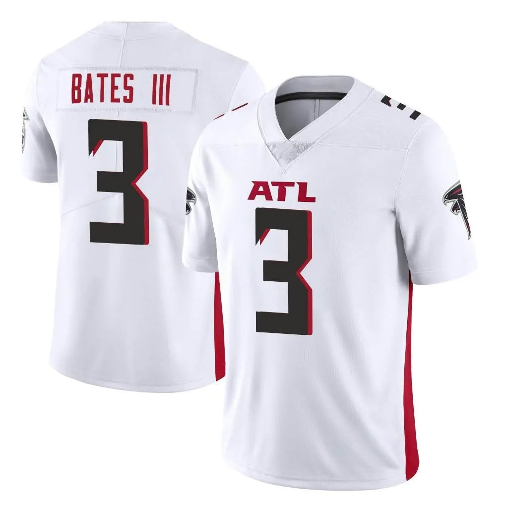 Tlead A.Falcons #3 Jessie Bates III Player White Vapor Untouchable Limited Home Game Stitched Jerseys