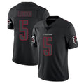 Tlead A.Falcons #5 Drake London Player Black Impact Limited Stitched Jerseys
