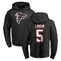 Tlead A.Falcons #5 Drake London Player Black Salute to Service Hoodies Stitched Jerseys