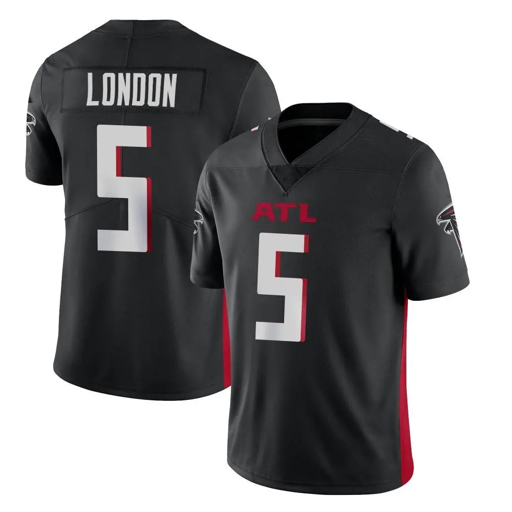 Tlead A.Falcons #5 Drake London Player Black Vapor Untouchable Limited Home Game Stitched Jerseys