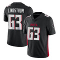 Tlead A.Falcons #63 Chris Lindstrom Player Black Vapor Untouchable Limited Home Game Stitched Jerseys