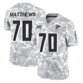 Tlead A.Falcons #70 Jake Matthews Player Arctic Camo Salute to Service Limited Stitched Jerseys