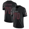 Tlead A.Falcons #70 Jake Matthews Player Black Limited Elite Game Stitched Jerseys