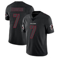 Tlead A.Falcons #7 Bijan Robinson Player Black Impact Limited Stitched Jerseys