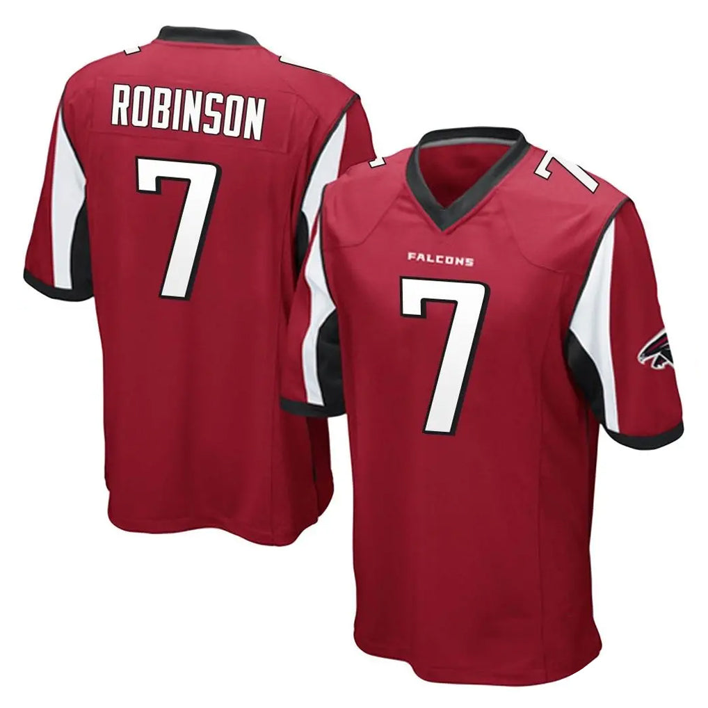 Tlead A.Falcons #7 Bijan Robinson Player Red Color Vapor Home Game Stitched Jerseys