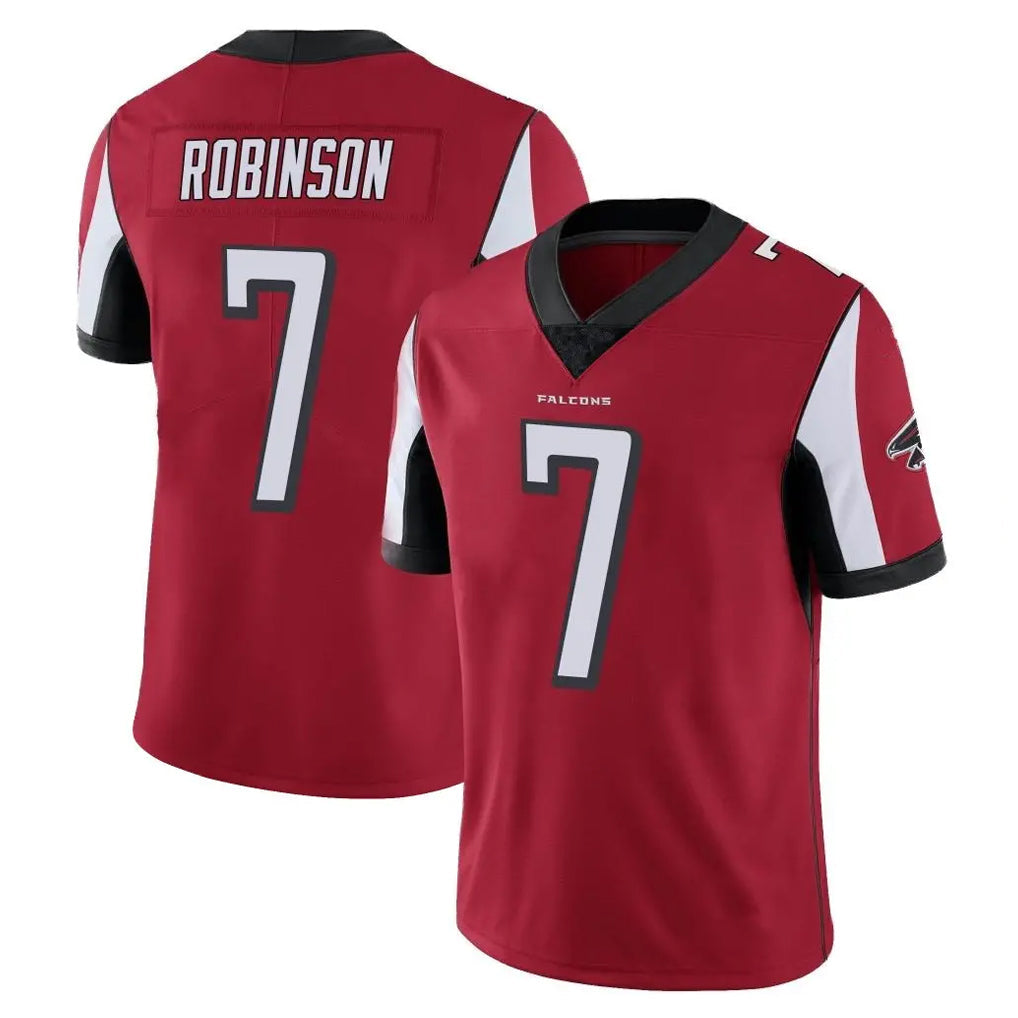 Tlead A.Falcons #7 Bijan Robinson Player Red Color Vapor Untouchable Limited Home Game Stitched Jerseys