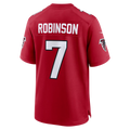 Tlead A.Falcons #7 Bijan Robinson Red Game Stitched Jerseys