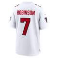 Tlead A.Falcons #7 Bijan Robinson White Game Stitched Jerseys