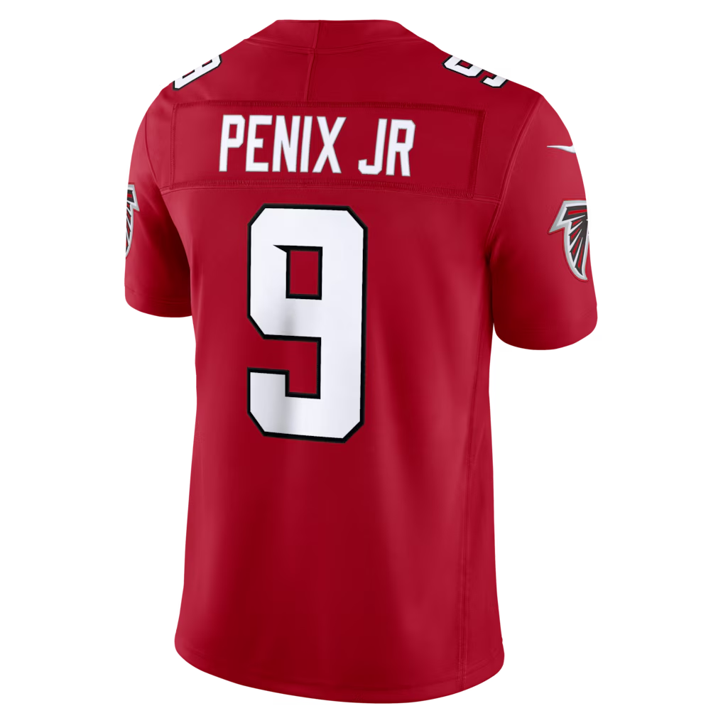 Tlead A.Falcons #9 Michael Penix Jr. Red Team Vapor F.U.S.E. Limited Stitched Jerseys