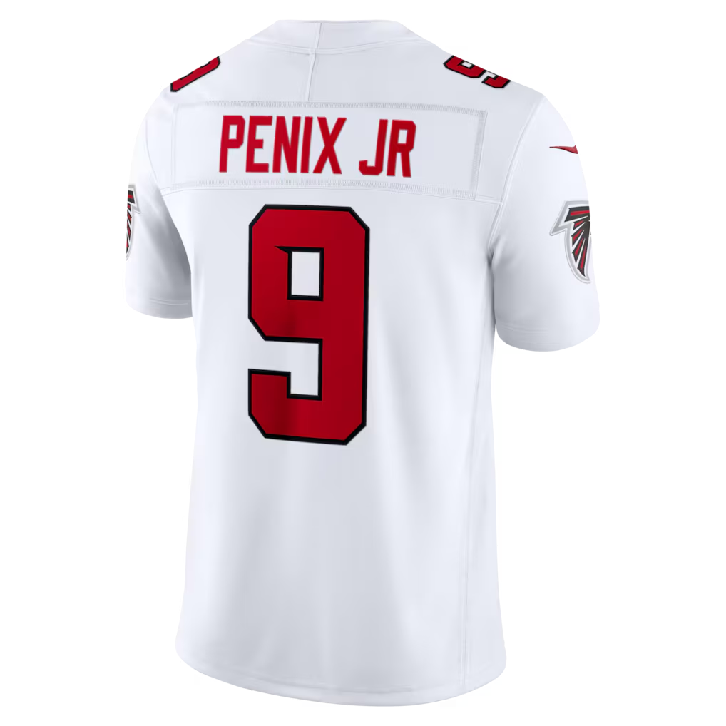 Tlead A.Falcons #9 Michael Penix Jr. White Vapor F.U.S.E. Limited Stitched Jerseys