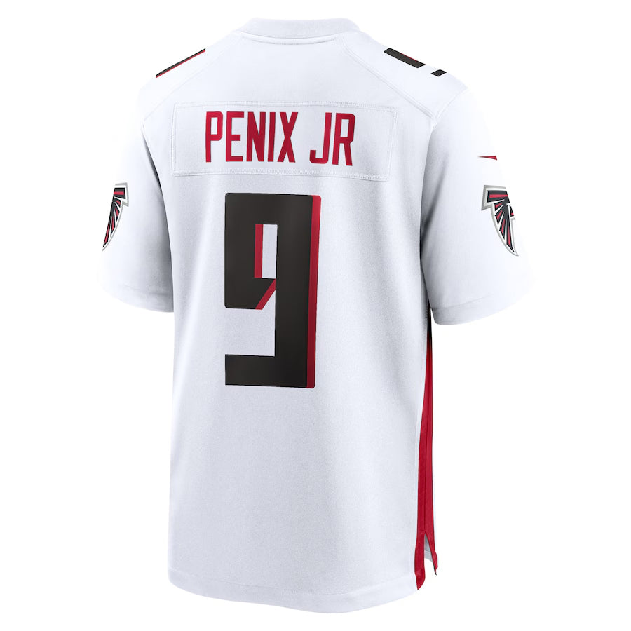 Tlead A.Falcons #9 Michael Penix Jr. Player White Home Game Stitched Jerseys