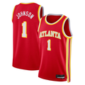 Tlead A.Hawks #1 Jalen Johnson Red Swingman Jerseys - Icon Edition
