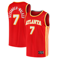 Tlead A.Hawks #7 Nickeil Alexander-Walker Red Fast Break Replica Jerseys - Icon Edition