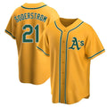 Tlead Athletics #21 Tyler Soderstrom Player Gold Replica Alternate Stitched Jersey