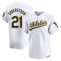 Tlead Athletics #21 Tyler Soderstrom Player White Limited Home Stitched Jersey