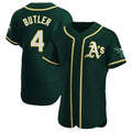 Tlead Athletics #4 Lawrence Butler player Green Authentic Alternate Stitched Jersey