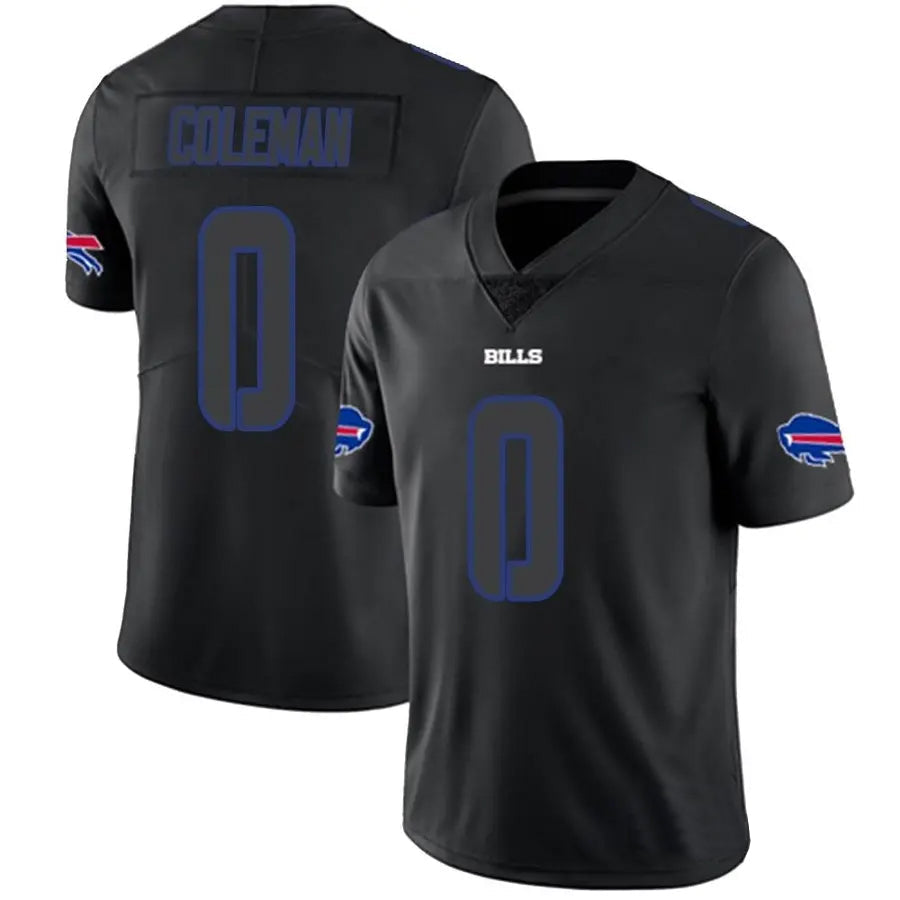 Tlead B.Bills #0 Keon Coleman Player Black Legend Elite Limited Stitched Jerseys