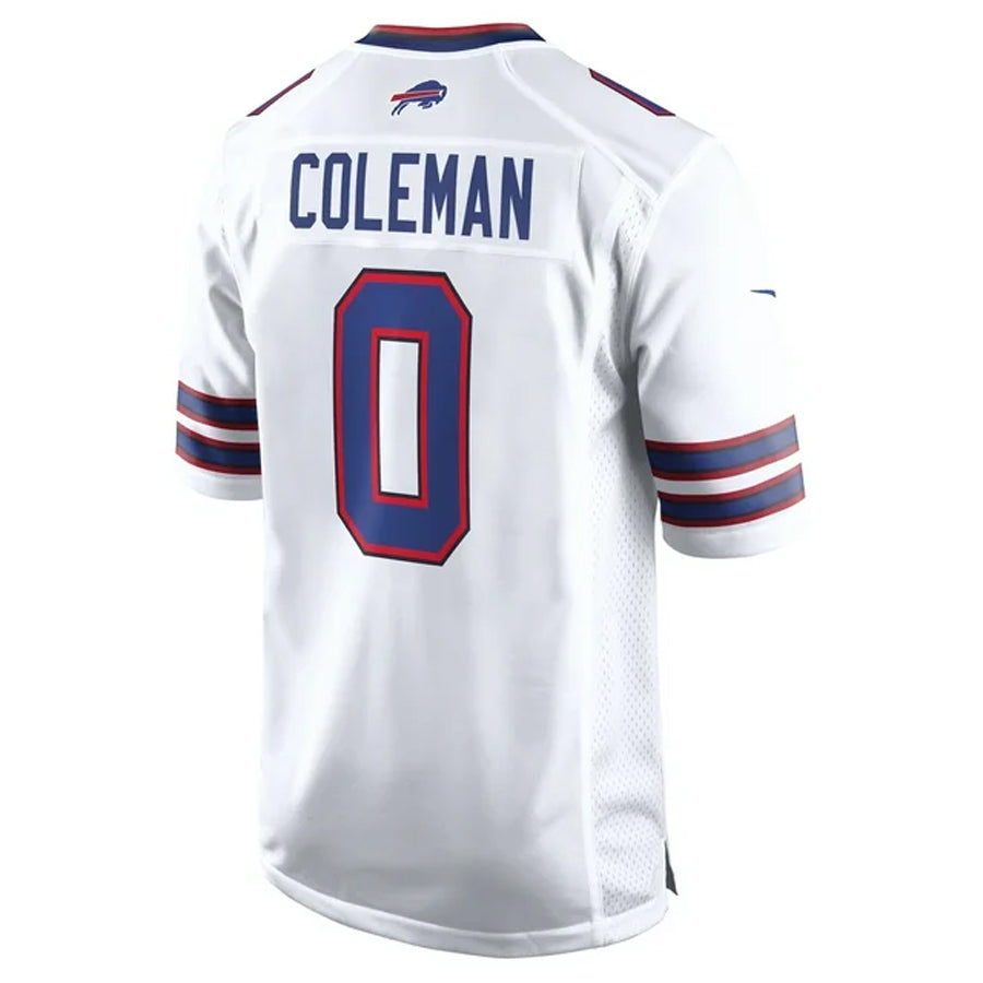 Tlead B.Bills #0 Keon Coleman Player White Home Game Stitched Jerseys