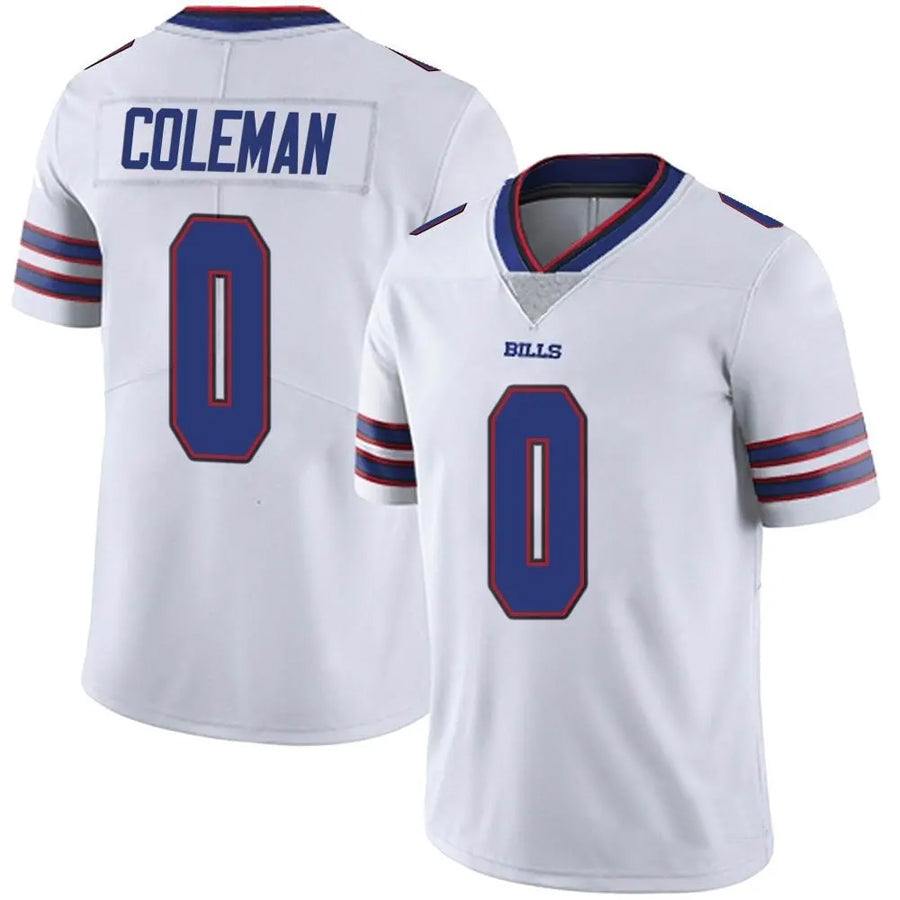 Tlead B.Bills #0 Keon Coleman Player White Vapor F.U.S.E. Limited Stitched Jerseys