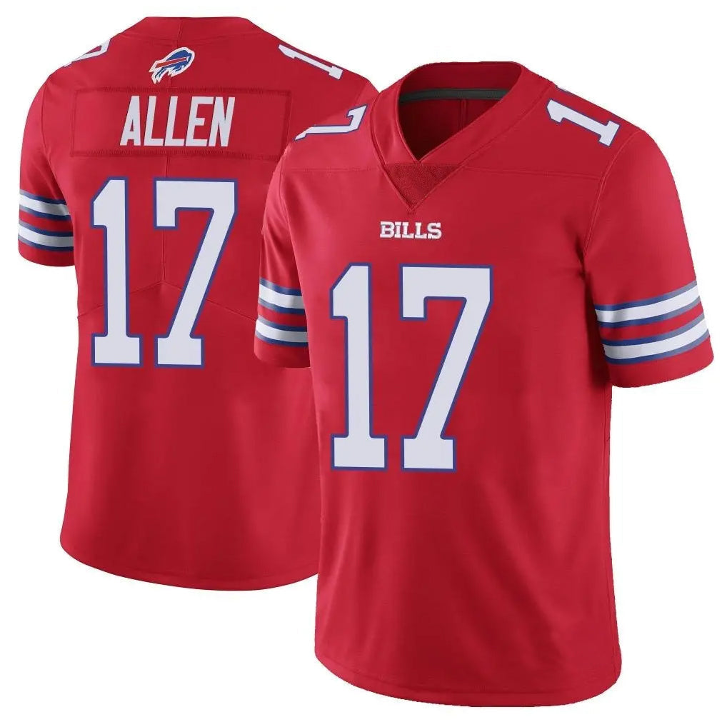 Tlead B.Bills #17 Josh Allen Player Red Vapor Untouchable Limited Home Game Stitched Jerseys