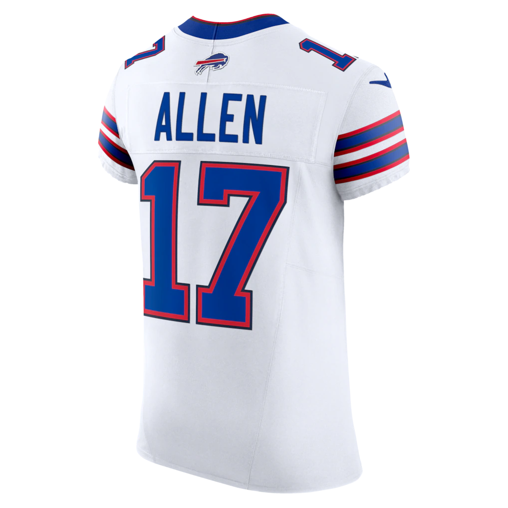 Tlead B.Bills #17 Josh Allen White Vapor F.U.S.E. Elite Stitched Jerseys