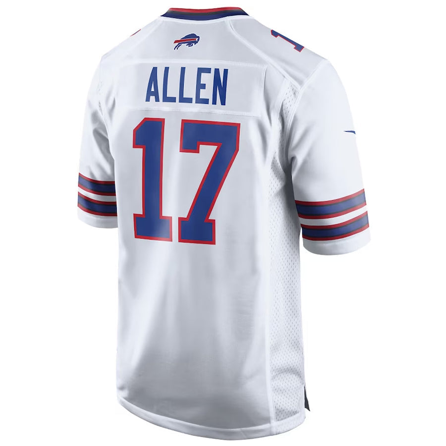Tlead B.Bills #17 Josh Allen Player White Game Stitched Jerseys