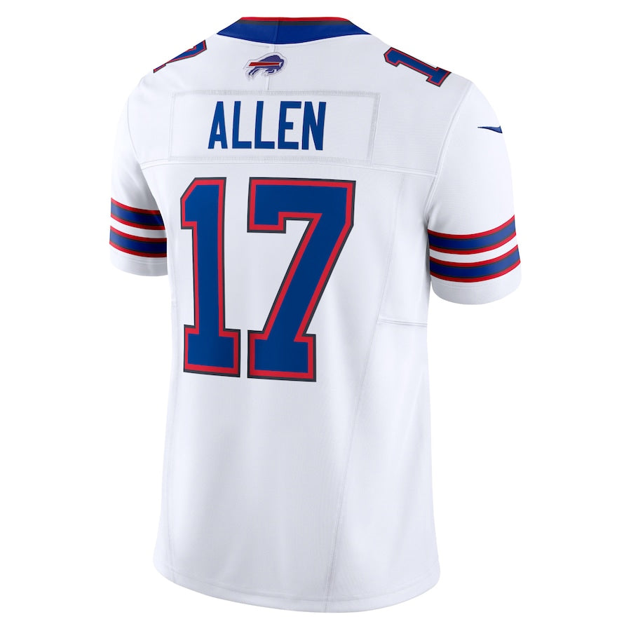 Tlead B.Bills #17 Josh Allen Player White Vapor F.U.S.E. Limited Stitched Jerseys