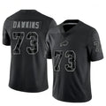 Tlead B.Bills #73 Dion Dawkins Player Black RFLCTV Limited Stitched Jerseys