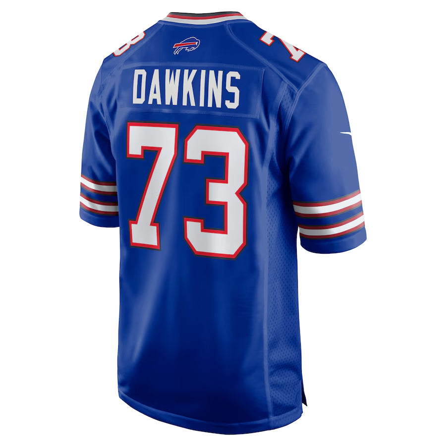 Tlead B.Bills #73 Dion Dawkins Player Royal Home Game  Stitched Jerseys