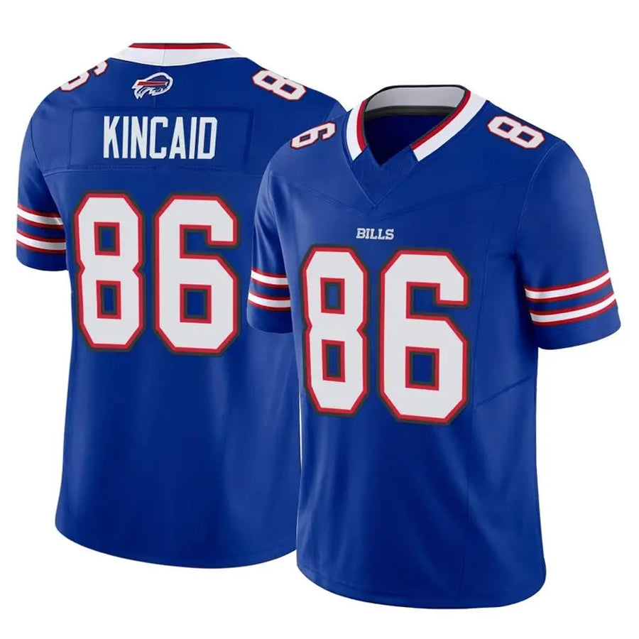 Tlead B.Bills #86 Dalton Kincaid Player Royal Vapor F.U.S.E. Limited Stitched Jerseys