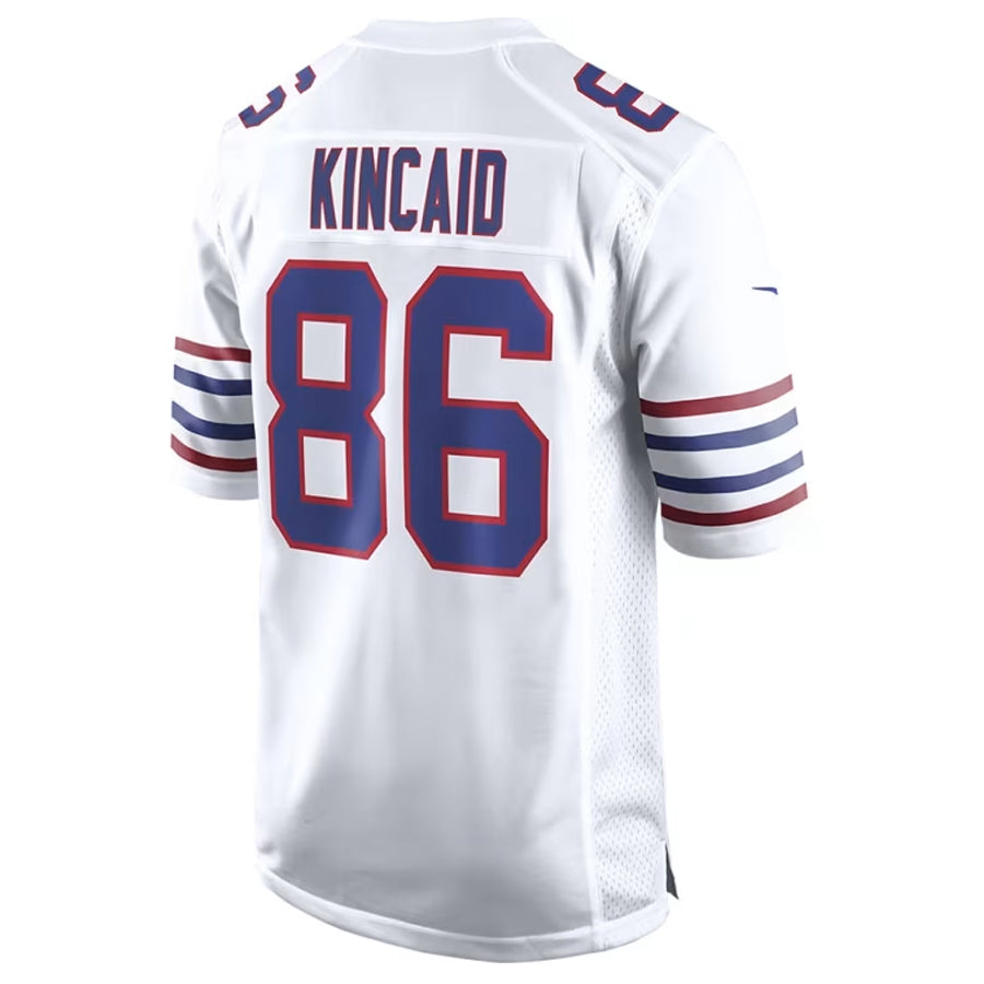 Tlead B.Bills #86 Dalton Kincaid Player White Alt Game Stitched Jerseys