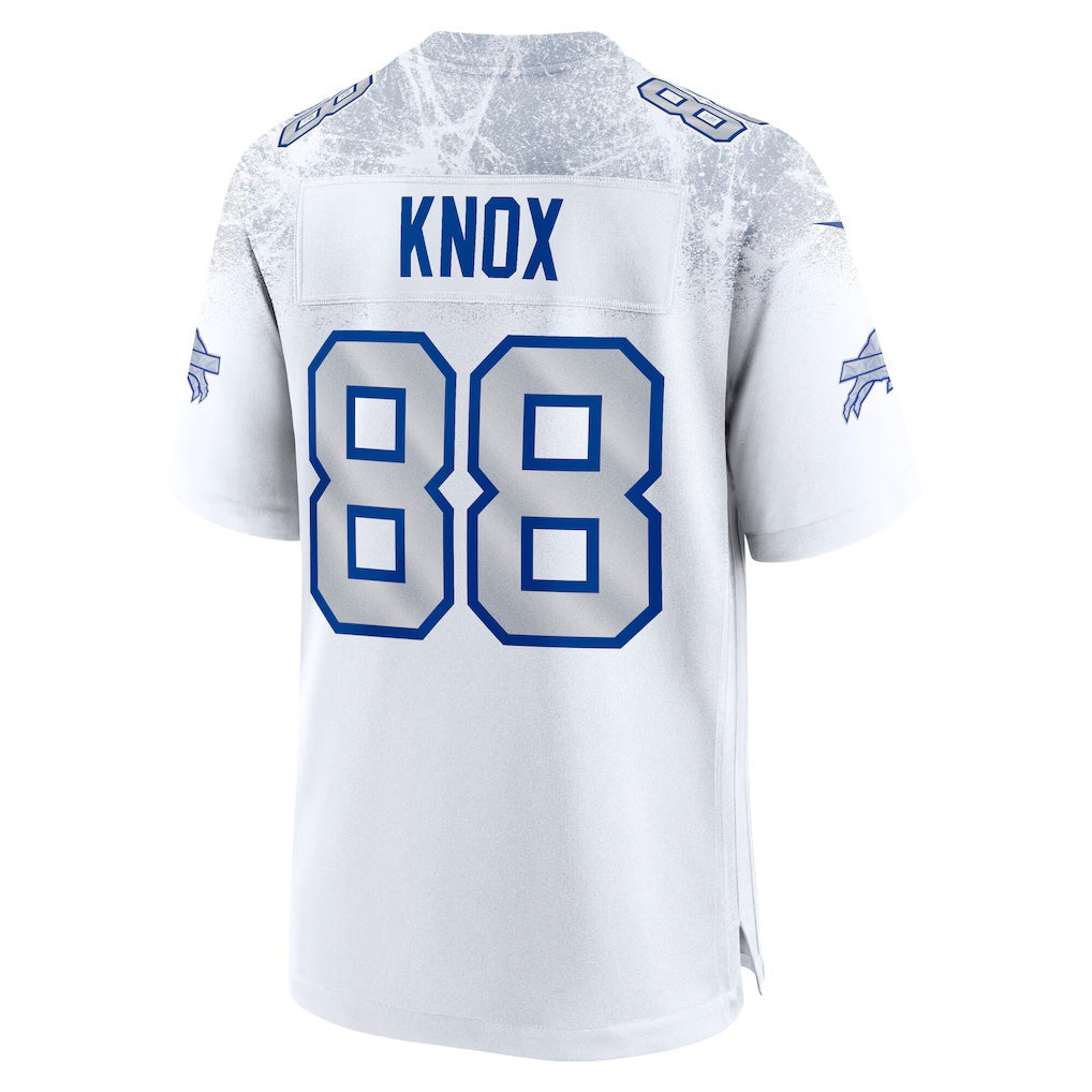Tlead B.Bills #88 Dawson Knox White 2025 Rivalries Collection Game Stitched Jerseys