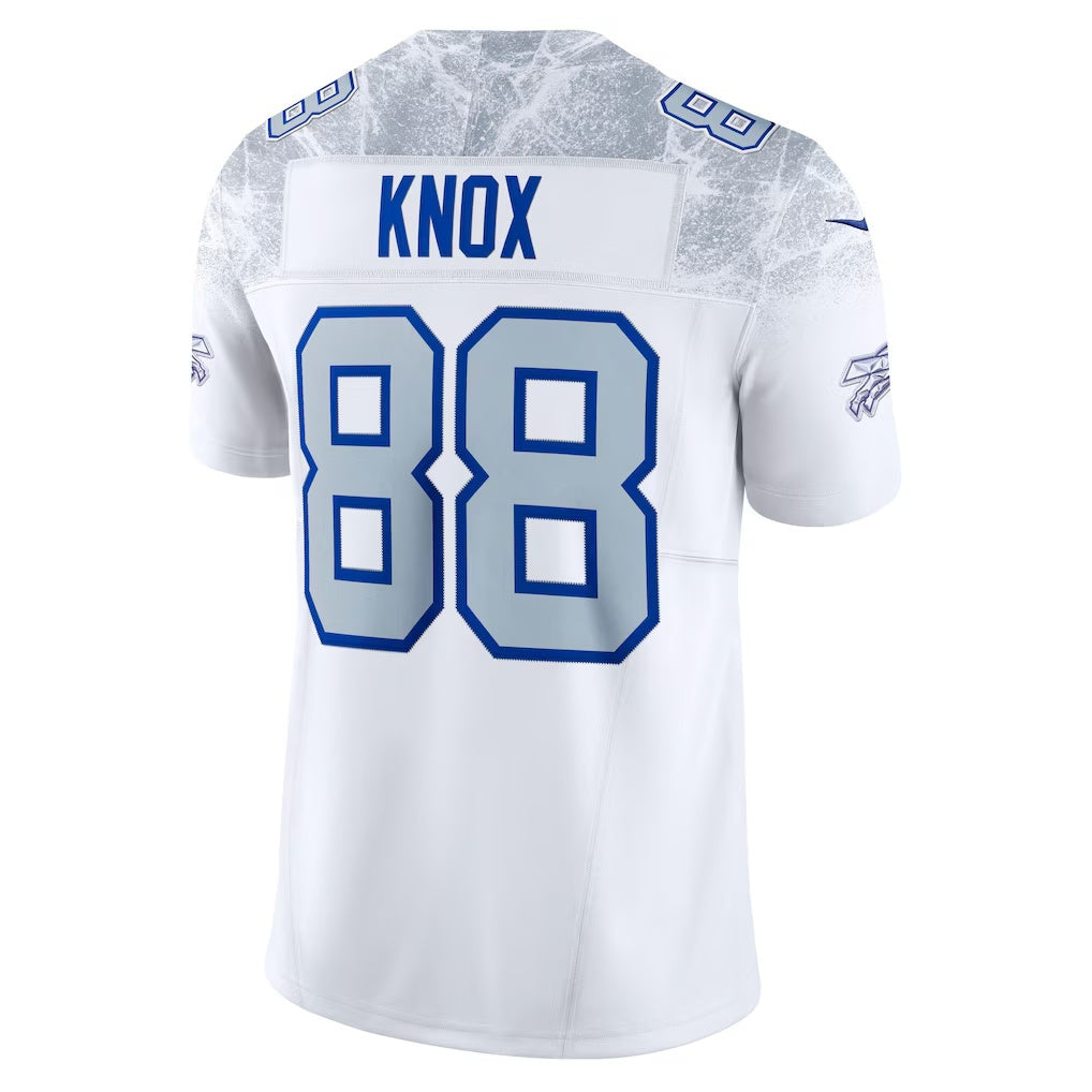 Tlead B.Bills #88 Dawson Knox White 2025 Rivalries Collection Limited Stitched Jerseys