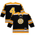 Tlead B.Bruins #4 Bobby Orr Black 1971-72 Power Play Stitched Jerseys