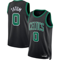 Tlead B.Celtics #0 Jayson Tatum  Black Swingman Jerseys - Statement Edition