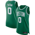 Tlead B.Celtics #0 Jayson Tatum Kelly Green Authentic Jerseys - Icon Edition