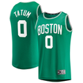 Tlead B.Celtics #0 Jayson Tatum  Kelly Green Fast Break Replica Jerseys - Icon Edition