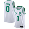 Tlead B.Celtics #0 Jayson Tatum White Swingman Jerseys - Association Edition