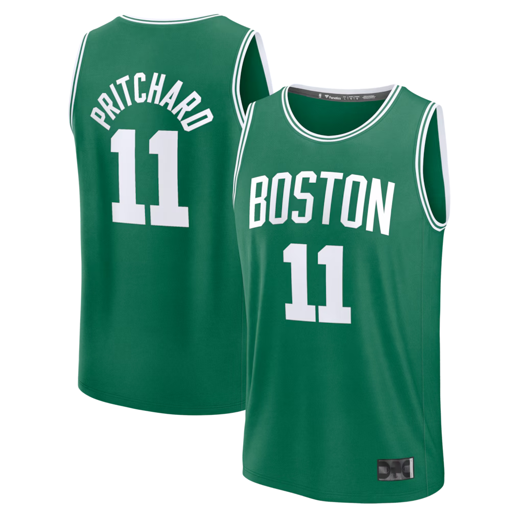Tlead B.Celtics #11 Payton Pritchard Kelly Green Fast Break Replica Jerseys - Icon Edition